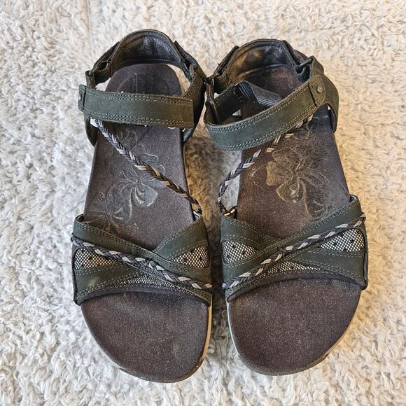Merrell Women Violotta Sport Walking Strappy‎ Sandals Size 10 Comfort Black - Picture 2 of 6